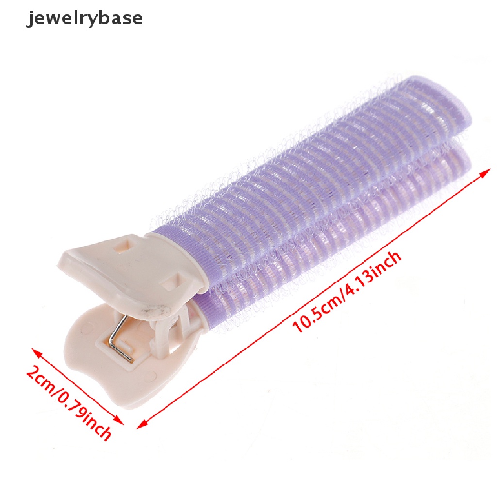 [jewelrybase] 2pcs Klip Penjepit Rambut Self Grip Volume Rambut Akar Berbulu Klip Rambut Keriting Klip Butik