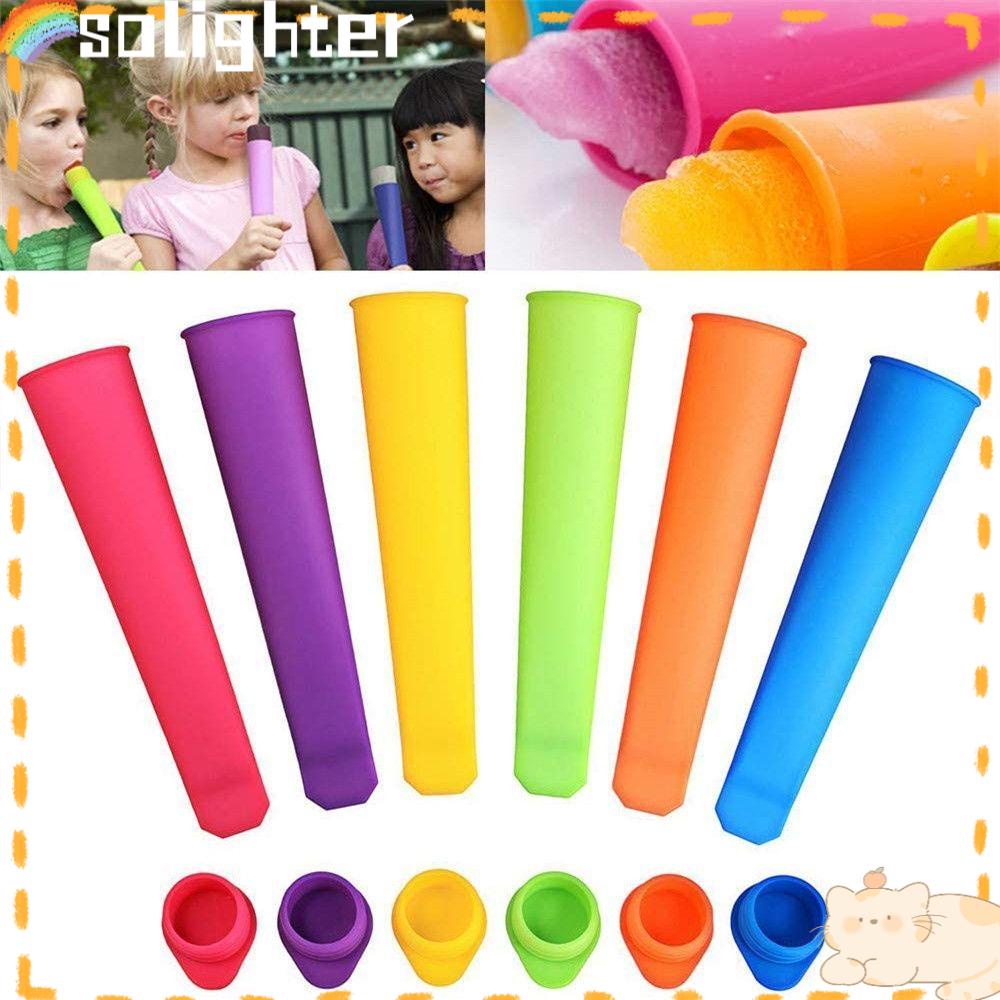 Cetakan Es Loli SOLIGHTER Reusable DIY Cool Manufacture Ice Cream Mold