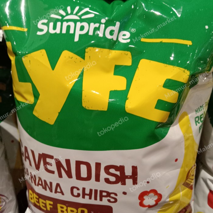 

sunpride lyfe cavendise banana chips beff bbq 55gr