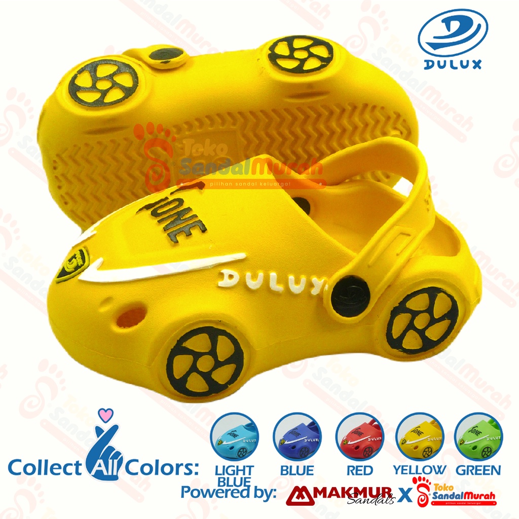 Toko Sendal Murah - Sandal Baim Anak Uk 20 - 25 / Sandal Kodok Motif Mobil Cars / Sandal Anak Model Terbaru / Sandal Anak Tali Belakang [Toko Sendal Murah M 506 E]