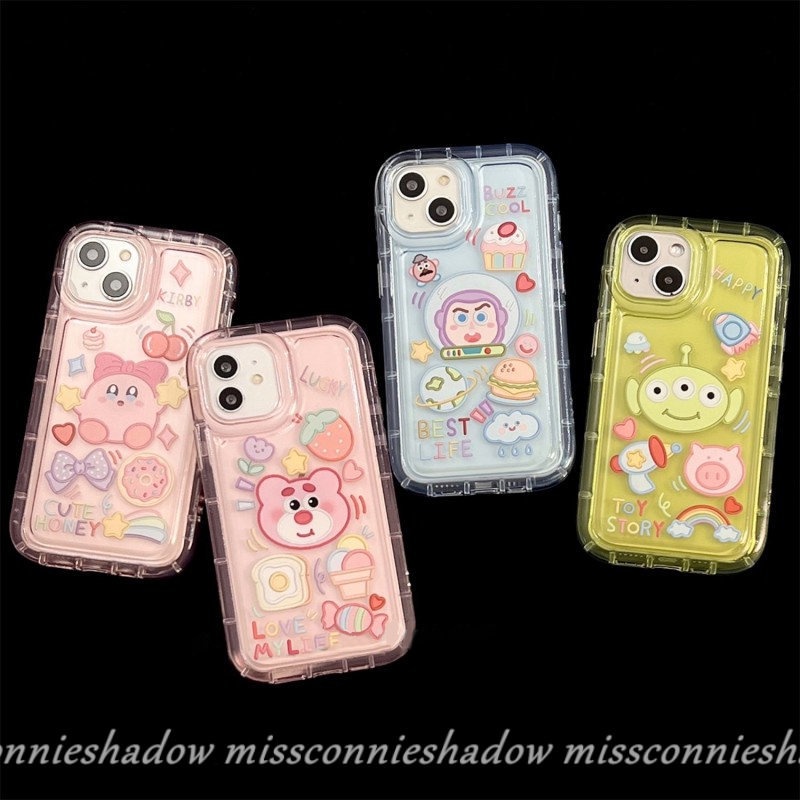 Casing Toy Story Lucu Redmi Note11 10 11s 9 10s Note10s Note10 Note9 Note11 Redmi 9T A1 9C NFC 10 10A 9A Kartun Jernih Buzz Lightyear Alien Airbag Shockproof Soft Tpu Back Cover