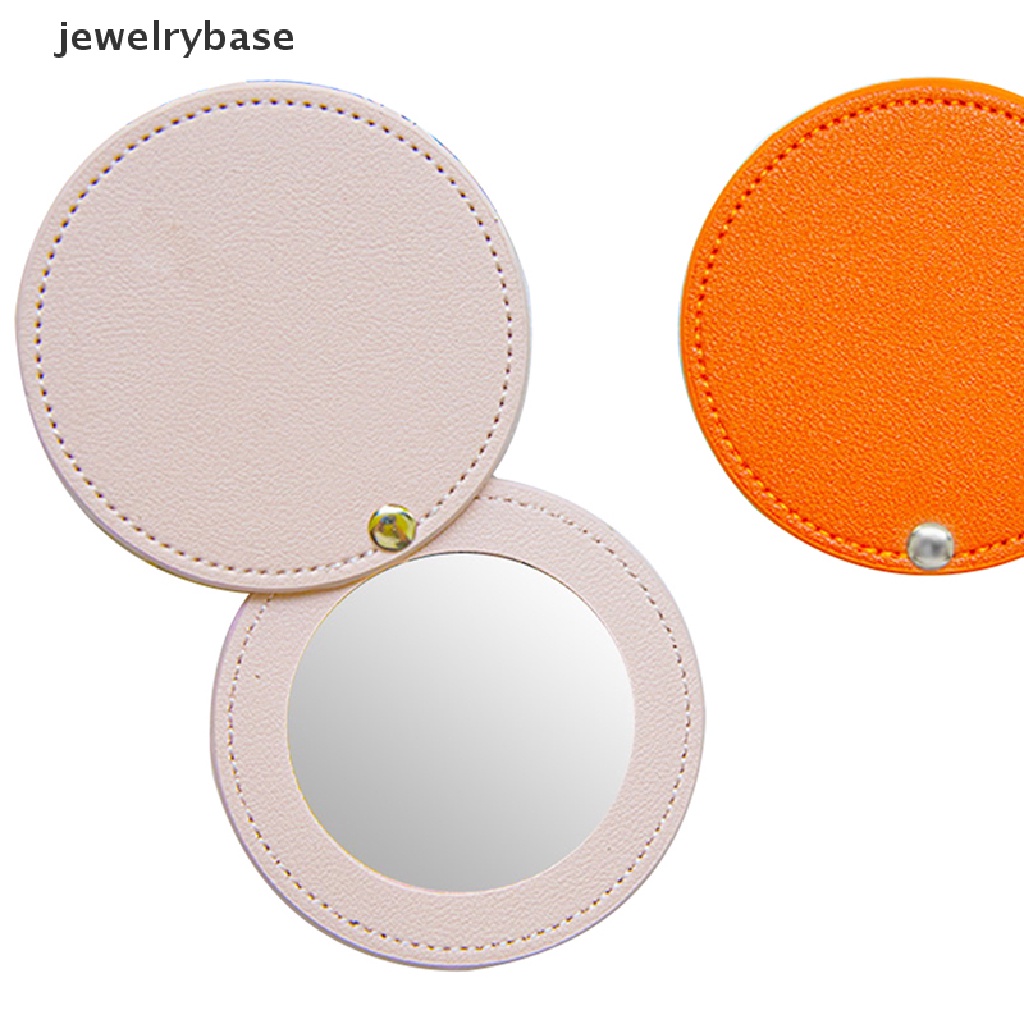 [jewelrybase] 1pc Cermin Saku Make Up Mini Portabel Cermin Kosmetik Saku Lipat Compact Boutique