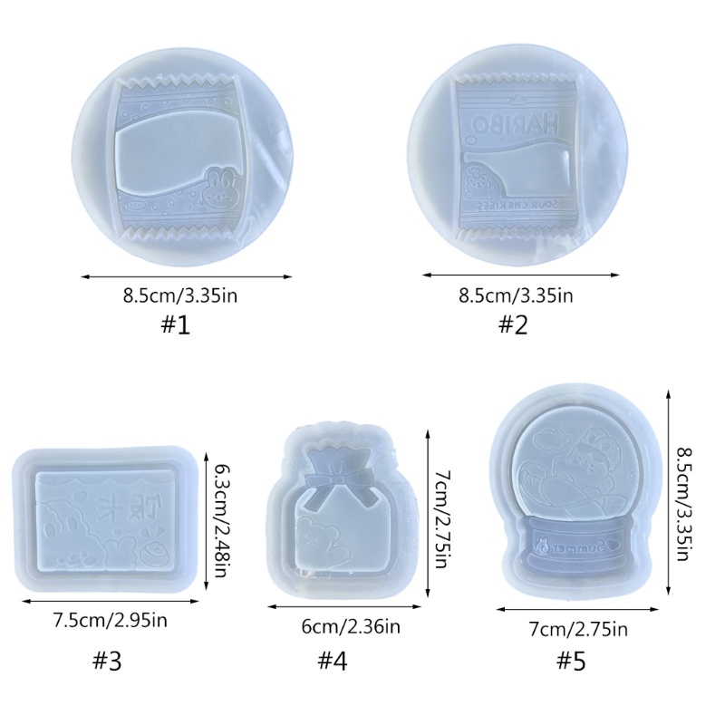 Siy Pasir Hisap Cetakan Resin Silikon Tas Permen Lucu Epoxy Casting Mold Untuk Membuat Perhiasan, Kerajinan DIY, Liontin, Gantungan Kunci Orname