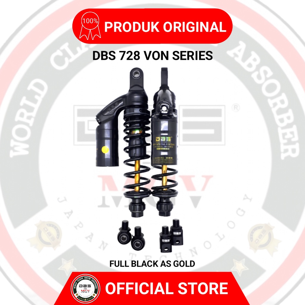 [ BISA COD ] Shock Tabung DBS 728 VON SERIES HONDA ALL NEW PCX 150 PCX 160