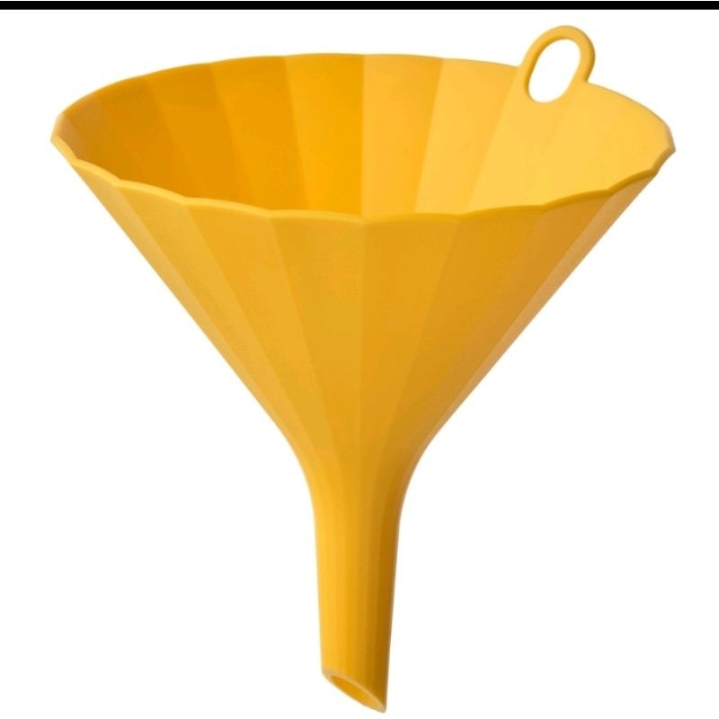 IK*A UPFLYYD Funnel Corong Fleksibel ( WARNA KUNING KARET ) Serbaguna Corong Minyak Fleksibel Premium