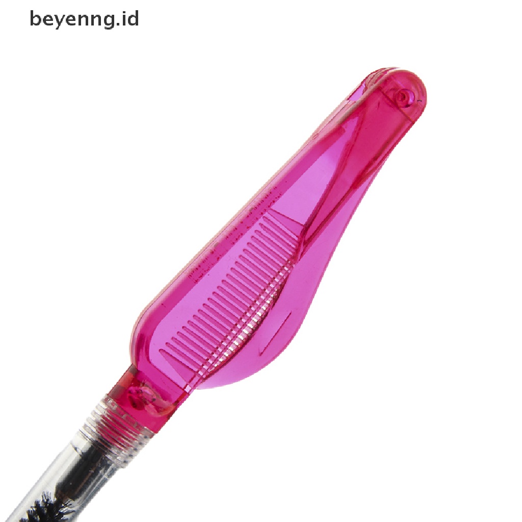 Beyen 3PCs Double Head Foldable Eyebrow Eyelashes Hair Eye Brow Brush Metal Comb ID