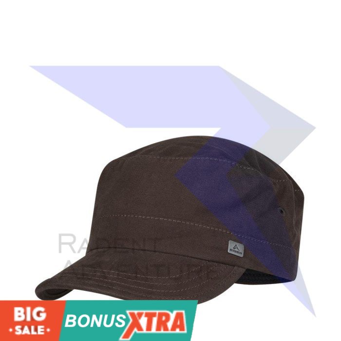 Topi EIGER1989 Commando Metal 1.0 Cap Brown 91000 6552  Original AWET MURAH KEREN KECE