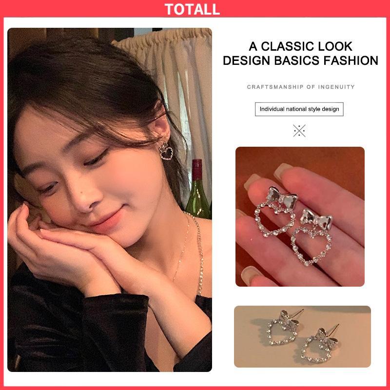 COD Anting Titanium Anti Karat  Korea Tusuk Korea Stainless Wanita Murah-Totall