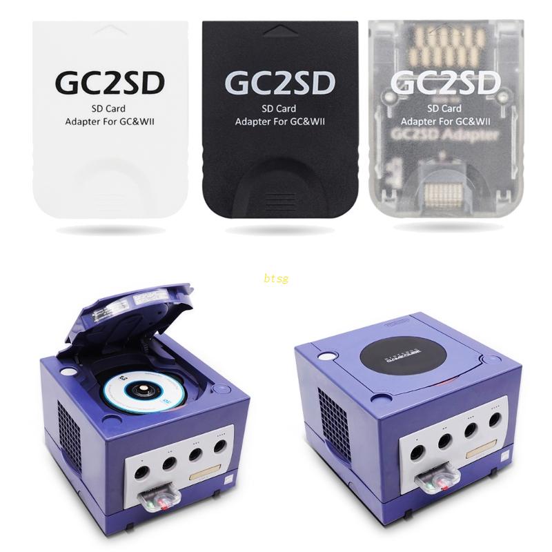 Btsg Untuk NC Console GC2SD Secure Digital Card Reader Memory Card Adapter Plug Untuk Pla