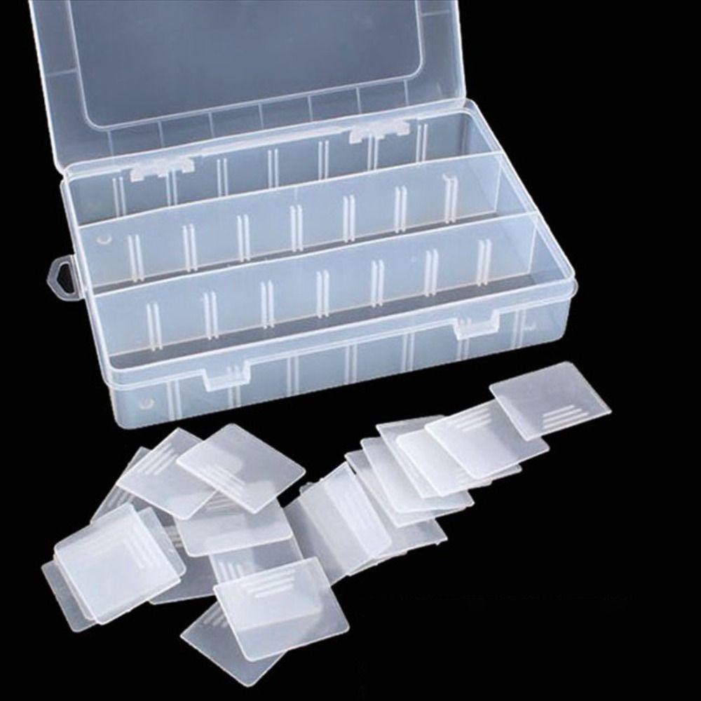 R-FLOWER Kotak Perhiasan High quality Jewelry Storage Persegi Panjang Plastik