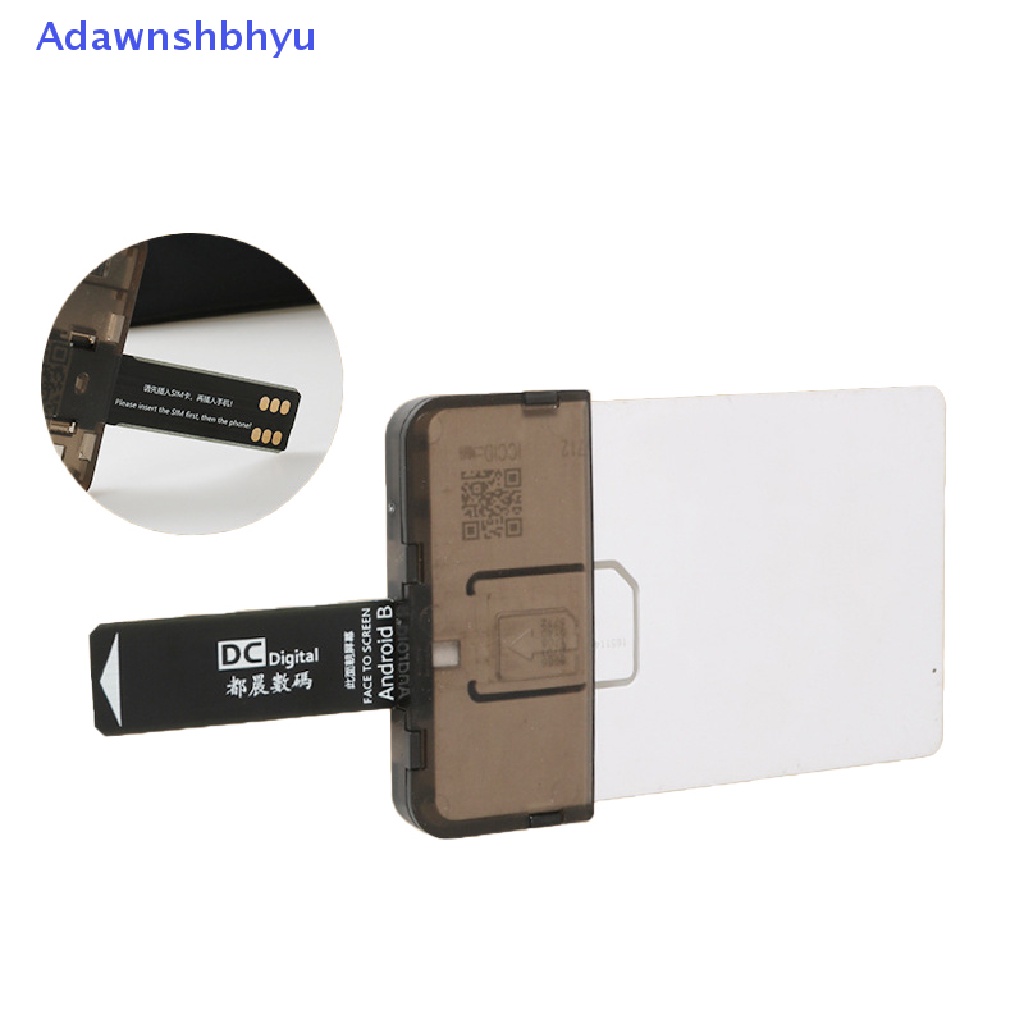 Adhyu Adaptor SIM Card Reader SIM Kartu Mini SIM Nano Untuk Hp Android (Plug And Play) ID