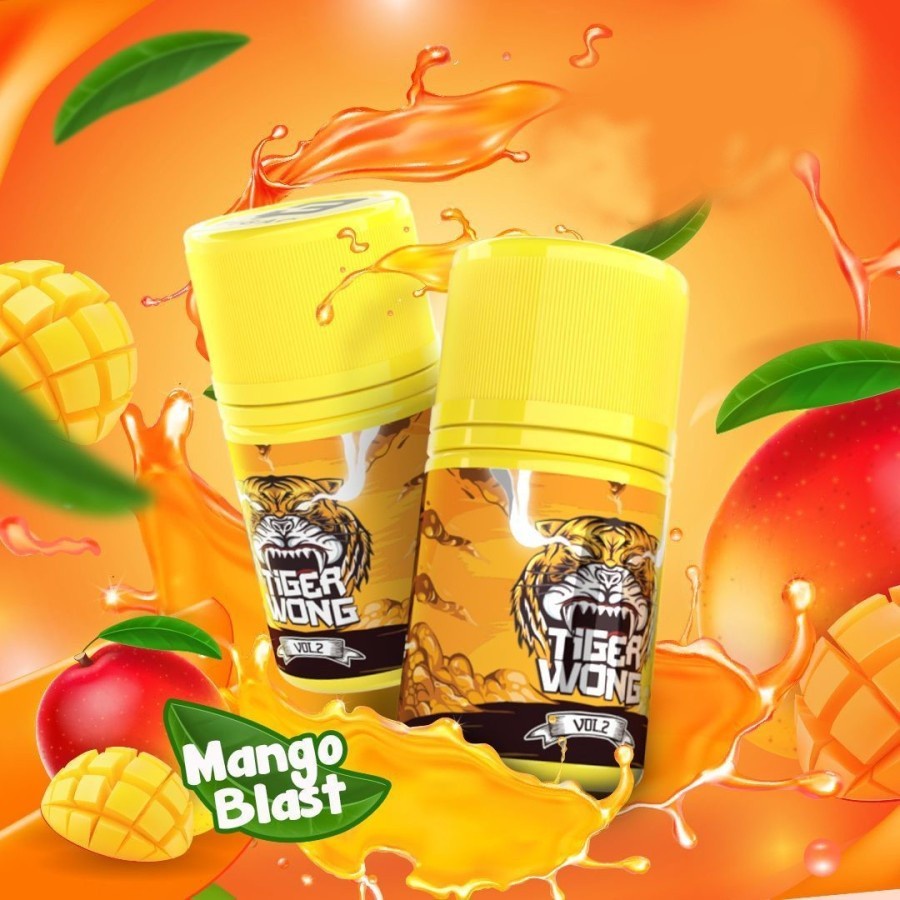 FREEBASE TIGER WONG V2 MANGI BLAST 60ML LIQUID 100% AUTHENTIC