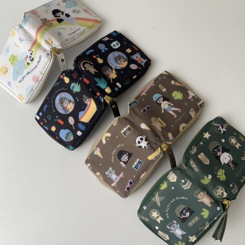 Poppy Wallet | Dompet Lipat | Dompet Pria &amp; Wanita | Dompet Lucu