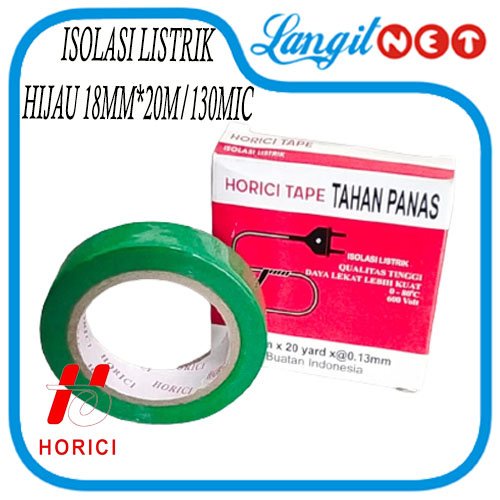 HORICI041 LISTRIK HIJAU 18MM x 20M 130mic