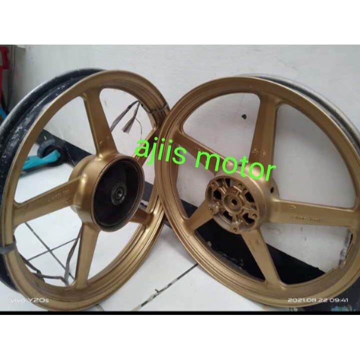 velg pelek racing DEPAN BELAKANG YAMAHA VIXION OLD