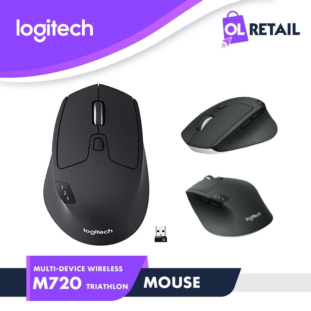 MOUSE M720 LOGITECH TRIATHLON MOUSE WIRELESS