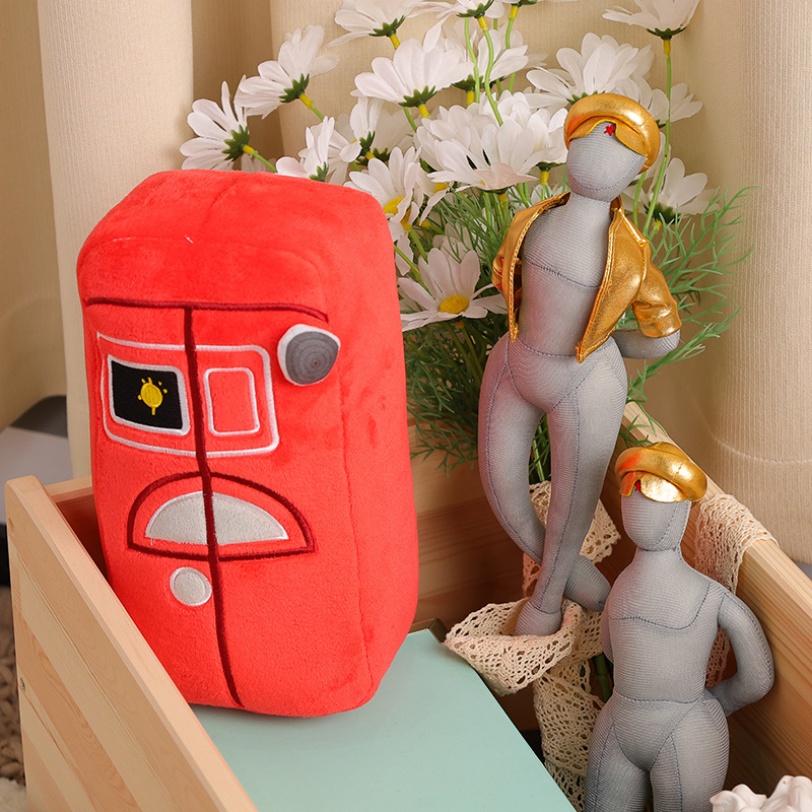 [IN Stock] 28CM Jantung Atom Mainan Mewah Nora Kulkas Atomtwinnies Robot Boneka Plush Atom Jantung Permainan Pinggiran Hadiah Ulang Tahun Untuk Anak-Anak