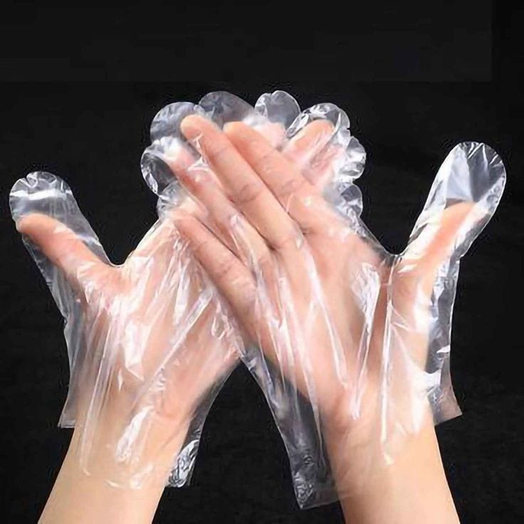 Hand Glove Dapur Transparan/ Sarung Tangan Plastik 100PCS (50PSG)/ Sarung Tangan Steril Sekali Pakai