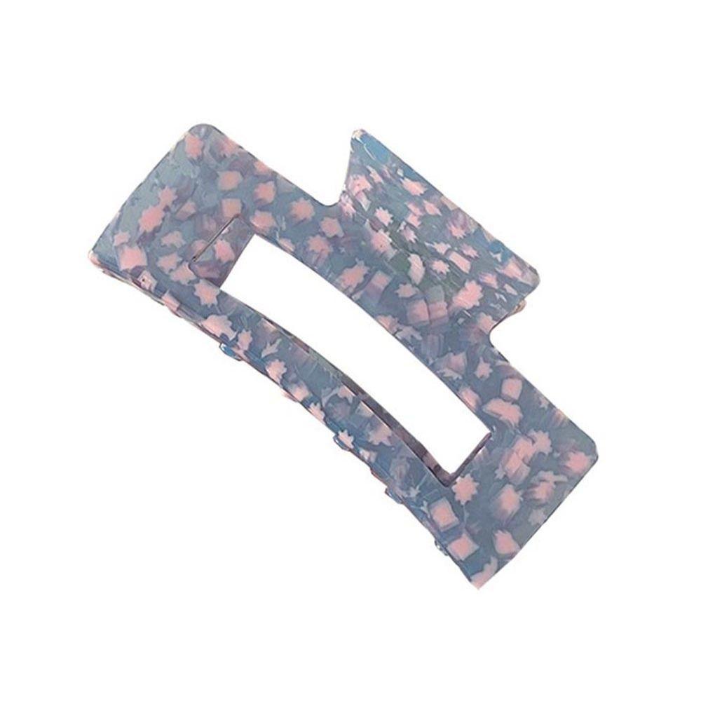 Agustina Asetat Rambut Cakar Lucu Elegan Ins Bunga Baru Ponytail Holder Berongga Franch Gaya Hiu Klip Fashion Hiasan Kepala Korea Hiu Klip