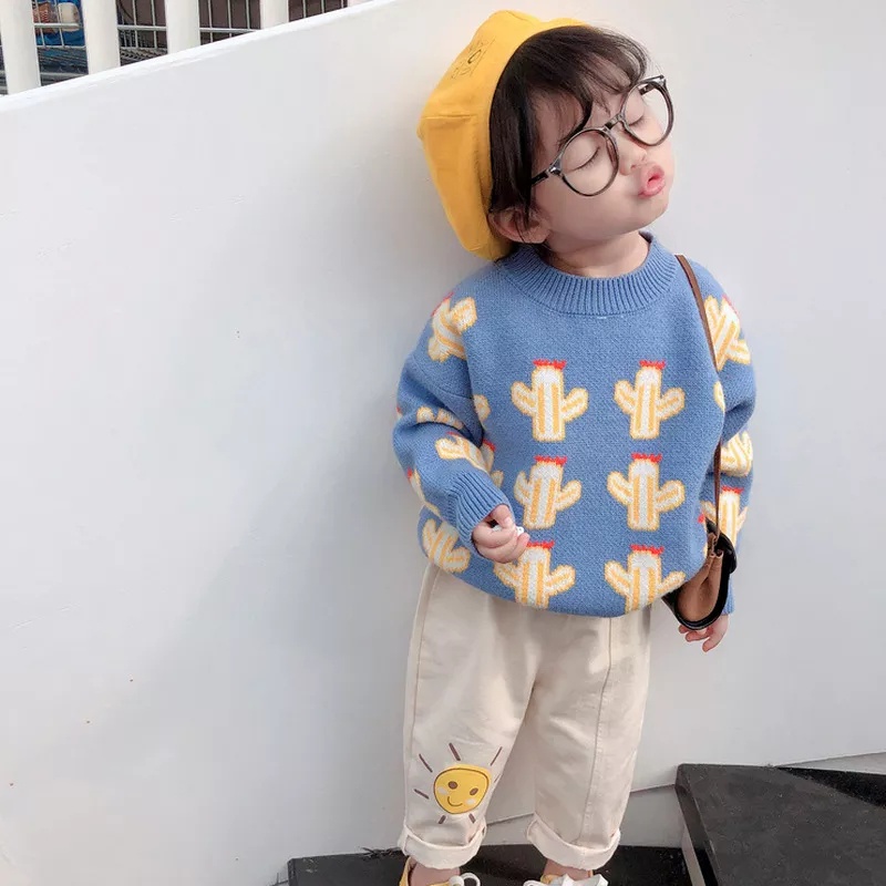 TOKOMILKAN - Pakaian Anak Perempuan Rajut Premium PARODIA Sweater Usia 1 - 6 Tahun