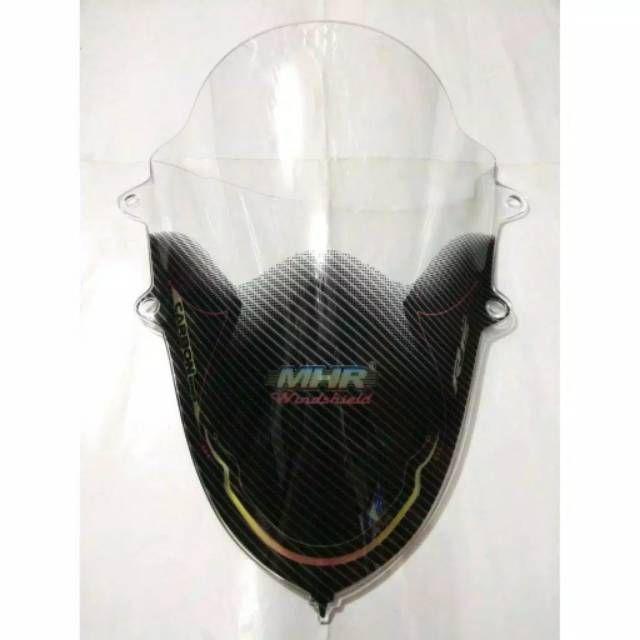 (BISA COD) Visor R15 v3 Winshield R15 v3 Mhr Motif Karbon Best Kualitas