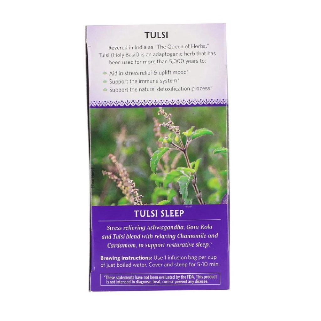 Organic India Tulsi Sleep Stress Relief &amp; Relaxing Tea 18s x 1.8g