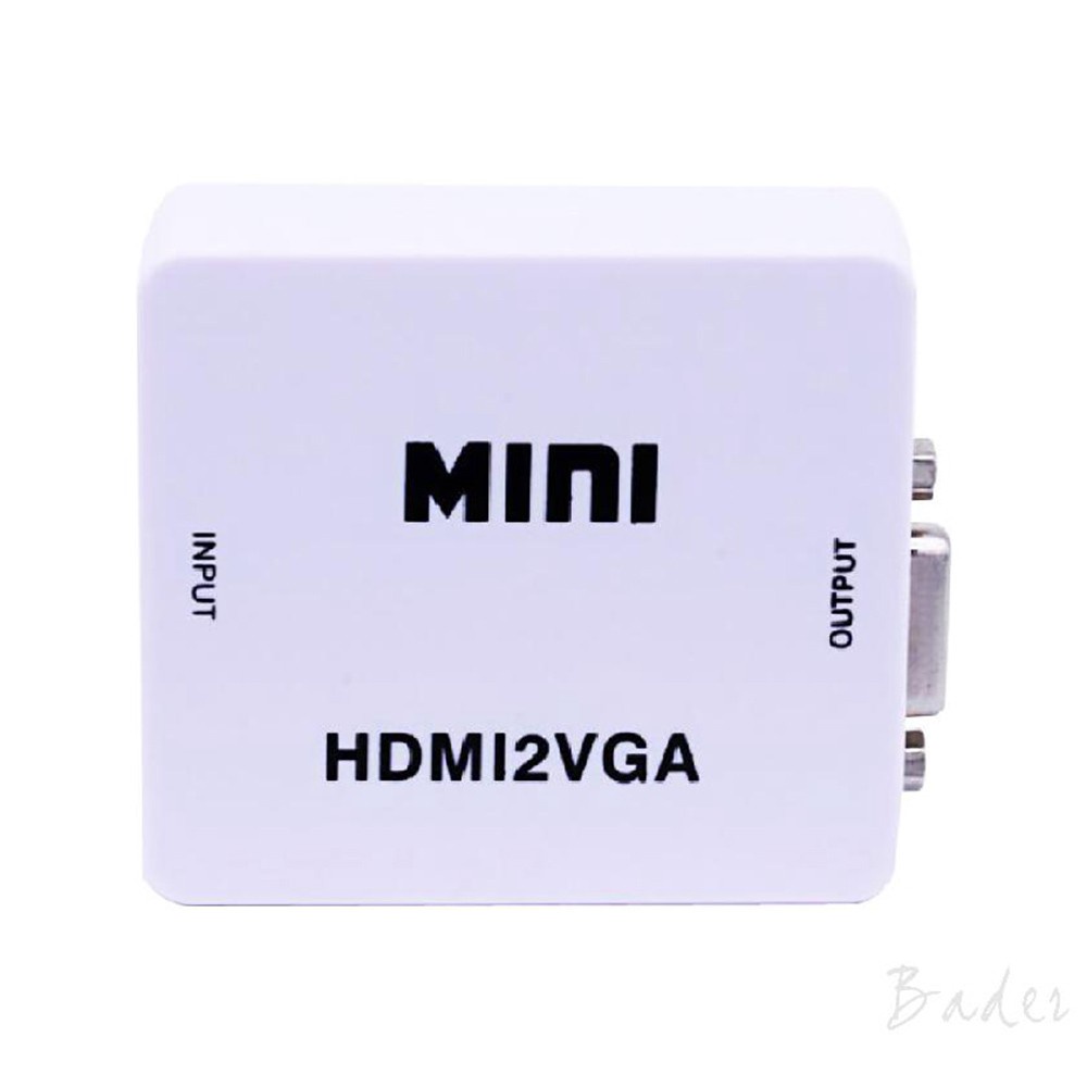 HDMI2VGA Converter HDMI To VGA Mini Adapter HD Video 1080P