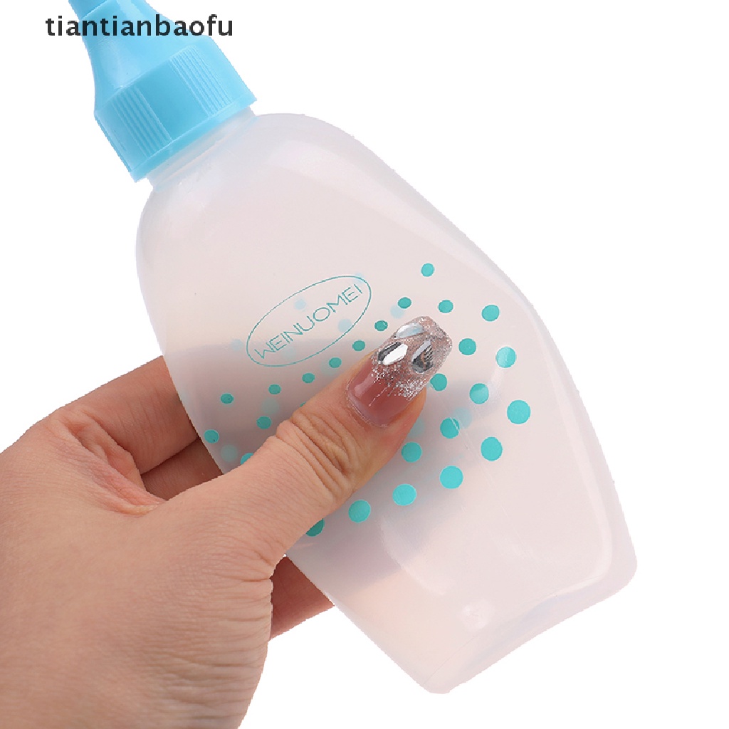 [tiantianbaofu] Aplikator Botol Shampo Pewarna Rambut Plastik 200ml Dengan Sikat Gradasi Styling Butik