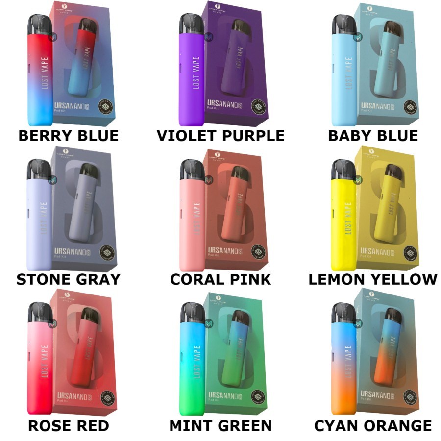 POD URSA NANO S 16W 800mAh BY LOSTVAPE POD KIT URSA NANO S 100% AUTHENTIC