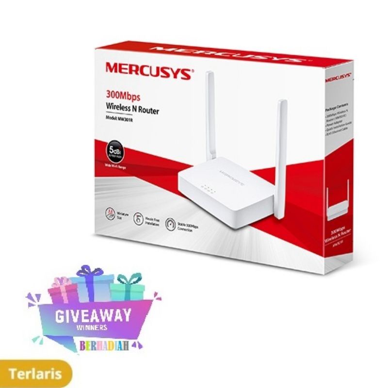 MERCUSYS MW302R Router Sama Seperti TL-WR820N - TL-WR840N - TL-WR844N - MW306R - N200RE - N301 - N300RT - N355RT - N100RE - N350RT M