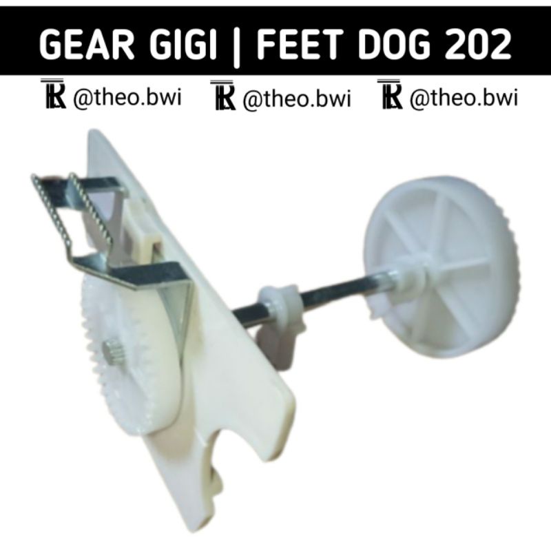 Sparepart Gear gigi / Gear feed dog mesin jahit mini 202a |Theo R
