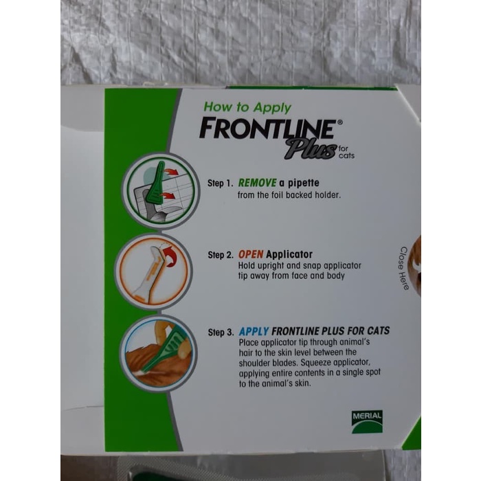 Obat Kutu Kucing FRONTLINE PLUS for Cats &amp; Kittens Cat Kitten