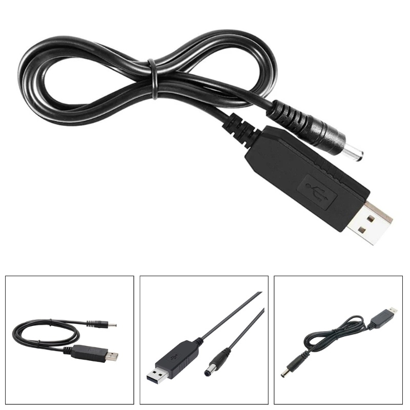 Btsg DC5V Ke 12V USB Cable Boost Converter Wifi Ke Powerbank Konektor Kabel Step Up Cord Untuk Router Wifi Modem Kipas Spe