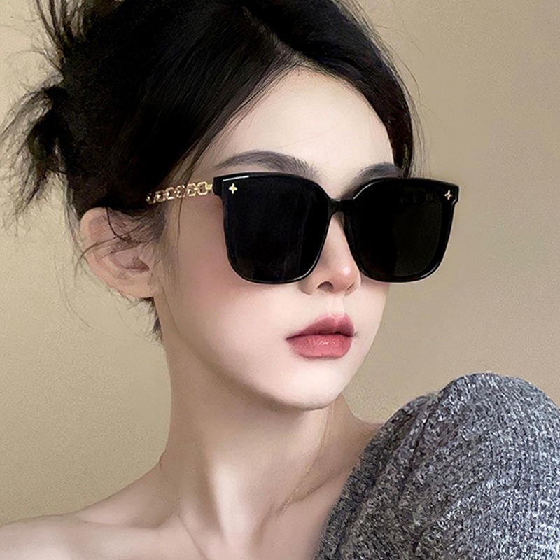 Aesthetic Shades Sunglasses UV400 Untuk Wanita/Pria Eyeglasses Colour