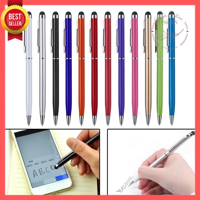 GOS -E405- Pulpen 2in1 Touchscreen - Stylus Pen 2 in 1 Handphone Touch Screen - Ballpoint Stylus Pena