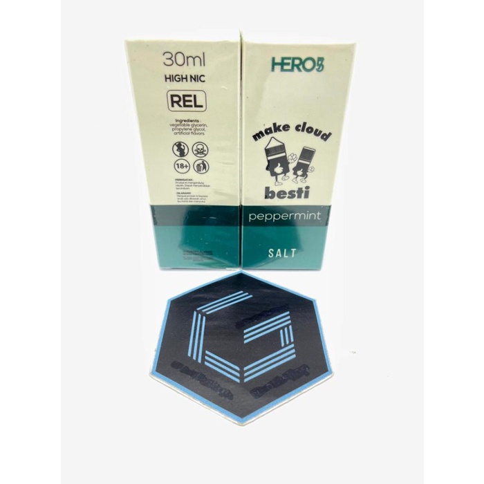 [SALT] - Besti PEPPERMINT by Hero57 Liquid Pods Saltnic Bestie Mint R57 Liquid Pods Friendly