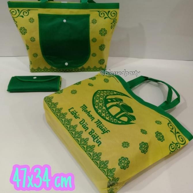 

⭐BISA COD⭐ isi 12pcs Totebag Goodiebag Hampers Idul Fitri Hari Raya Lebaran