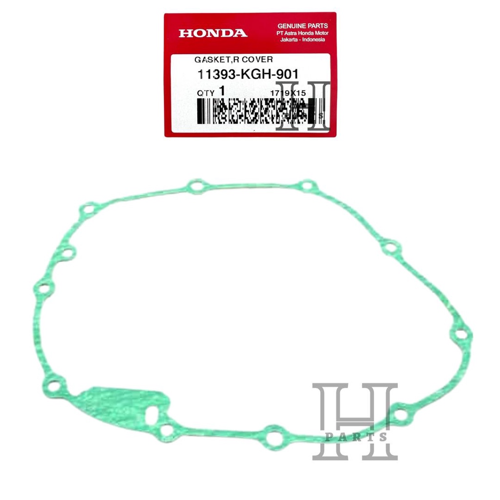 PAKING GASKET BAK BLOK KOPLING KANAN R COVER CB CS1 CBR 150 2012 2013 2014 2015 2016 11393-KGH-901 ASLI ORIGINAL AHM HGP HONDA