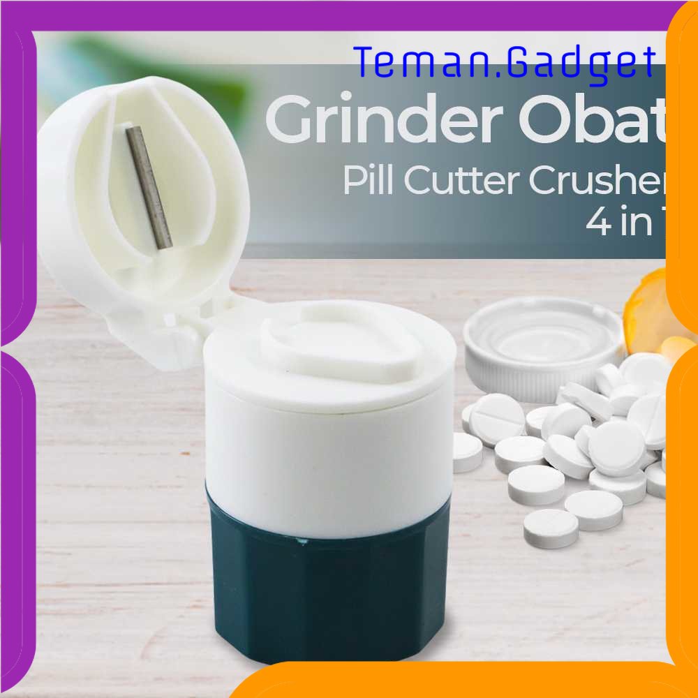 TG - KTK KuZHEN Grinder Obat Tablet Pill Cutter Crusher 4 in 1 - LST-25