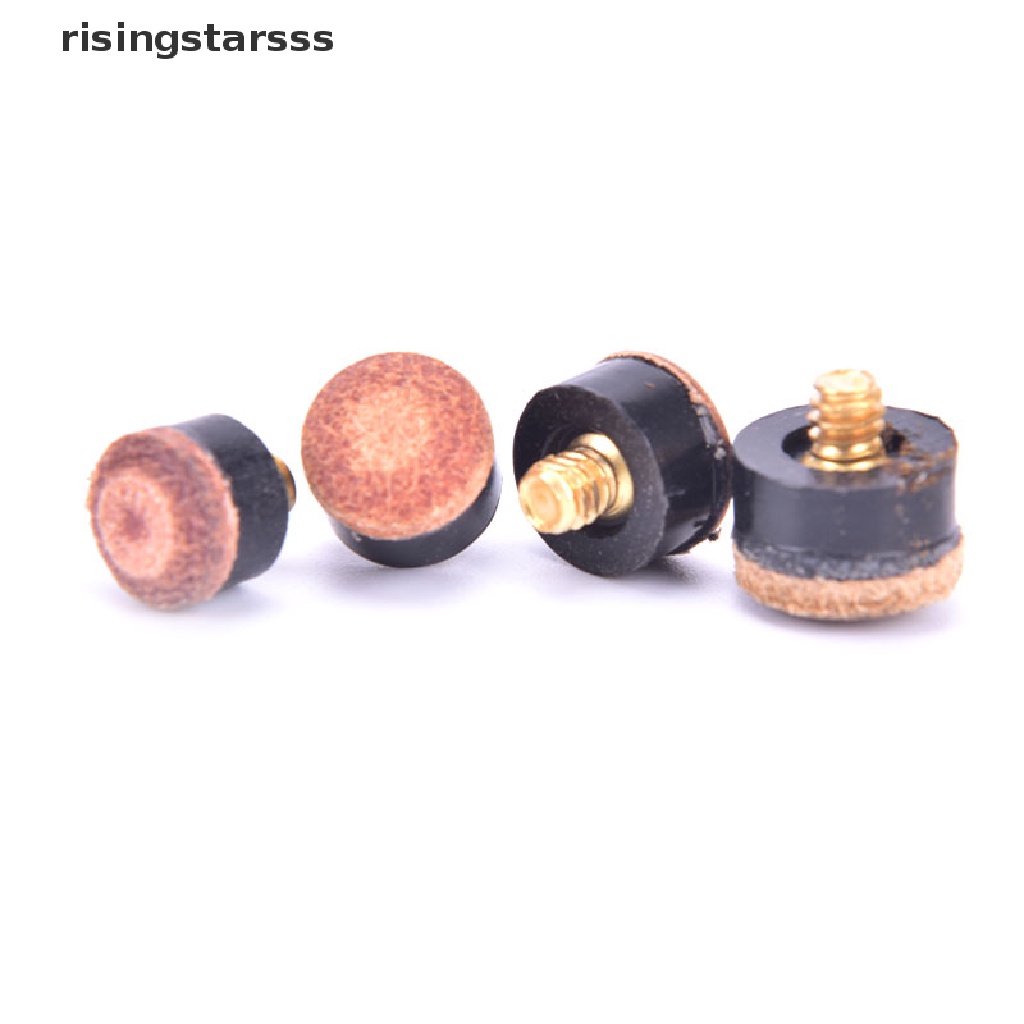 Rsid Span-new 10PCs Screw On Cue Tips Untuk Stik Cue Kolam Biliar Dan Snooker Cue Parts Jelly