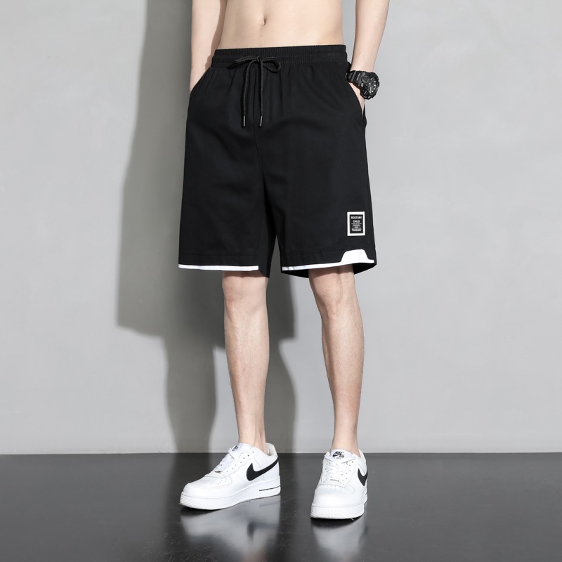 Celana Pendek Pria Sport Casual Olahraga Santai Raga Sporty Cowok Katun Fashion Shorts K2212A