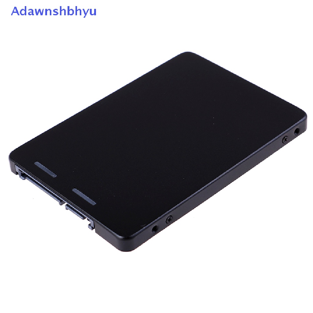 Adhyu Metal mSATA SSD Ke 2.5&quot; SATA Enclosure Converter Adapter Card SSD Case Alat ID