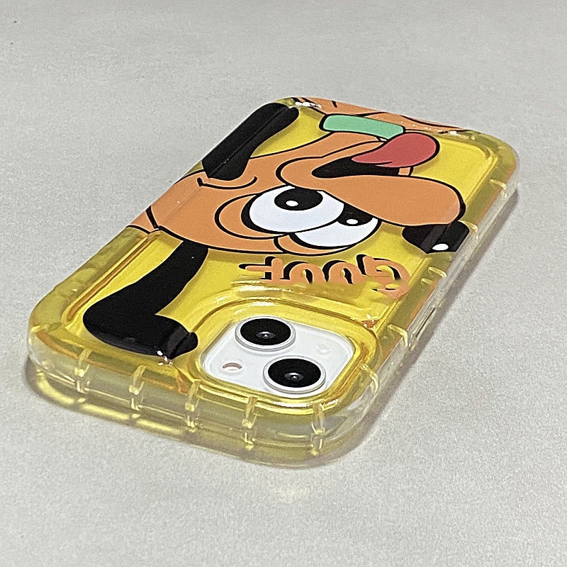 Casing Ponsel Lembut Anjing Lucu Kompatibel Untuk IPhone Casing14 13 11 12 Pro XS Max X XR 7 +8 Plus Transparan TPU Silikon Shockproof Cover