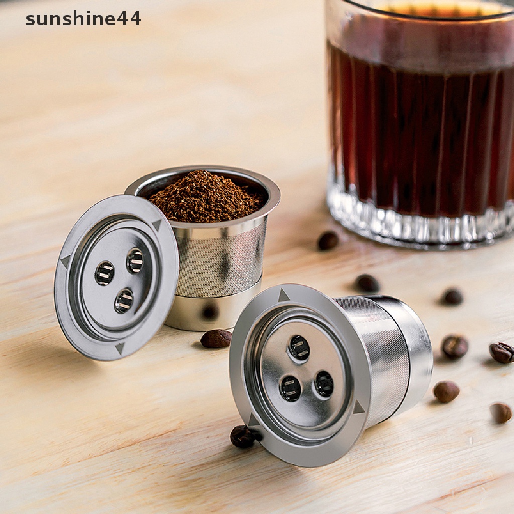 Sunshine Stainless Steel Three Hole K-Cup Coffee Capsule Shell For Ninja Coffee Machine ID