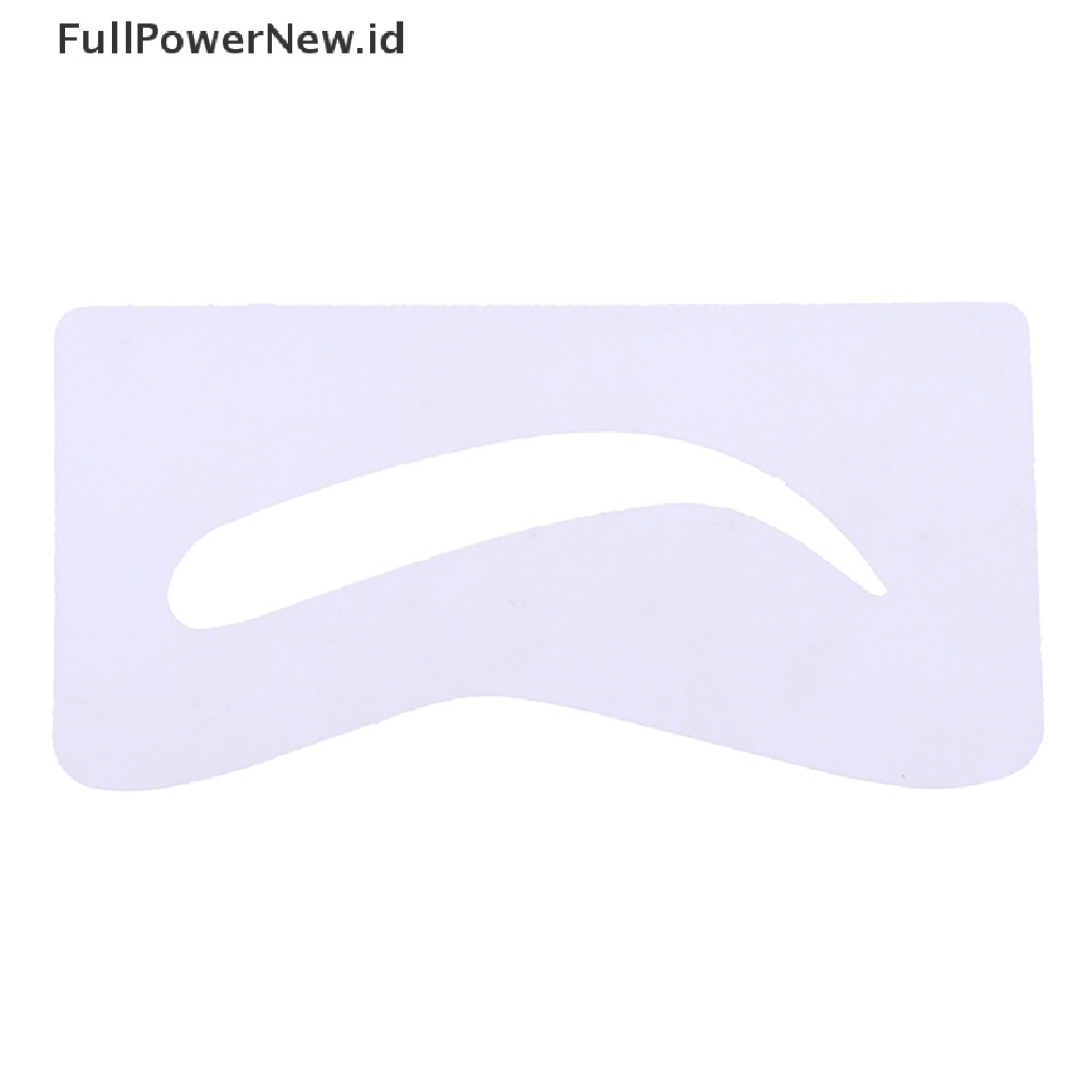 Power 10pasang Pembentuk Alis Membentuk Stensil Grooming Pesona Template Kartu Alis Makeup ID