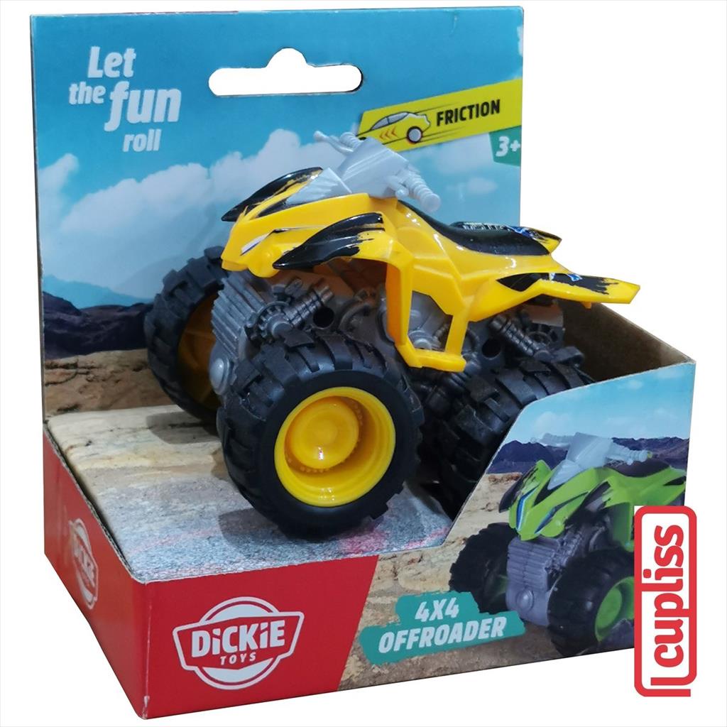 Dickie Toys Figure 203341030 4x4 Offroader Yellow