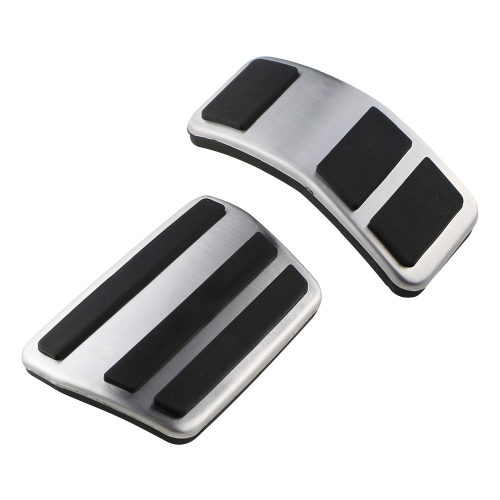 Pedal Mobil Bahan Stainless Steel Untuk Ford Fiesta Mk7 2007 2008 2009 2010 2011 2012 Bahan Bakar Gas Rem Kopling Pedal Cover Pad Aksesoris