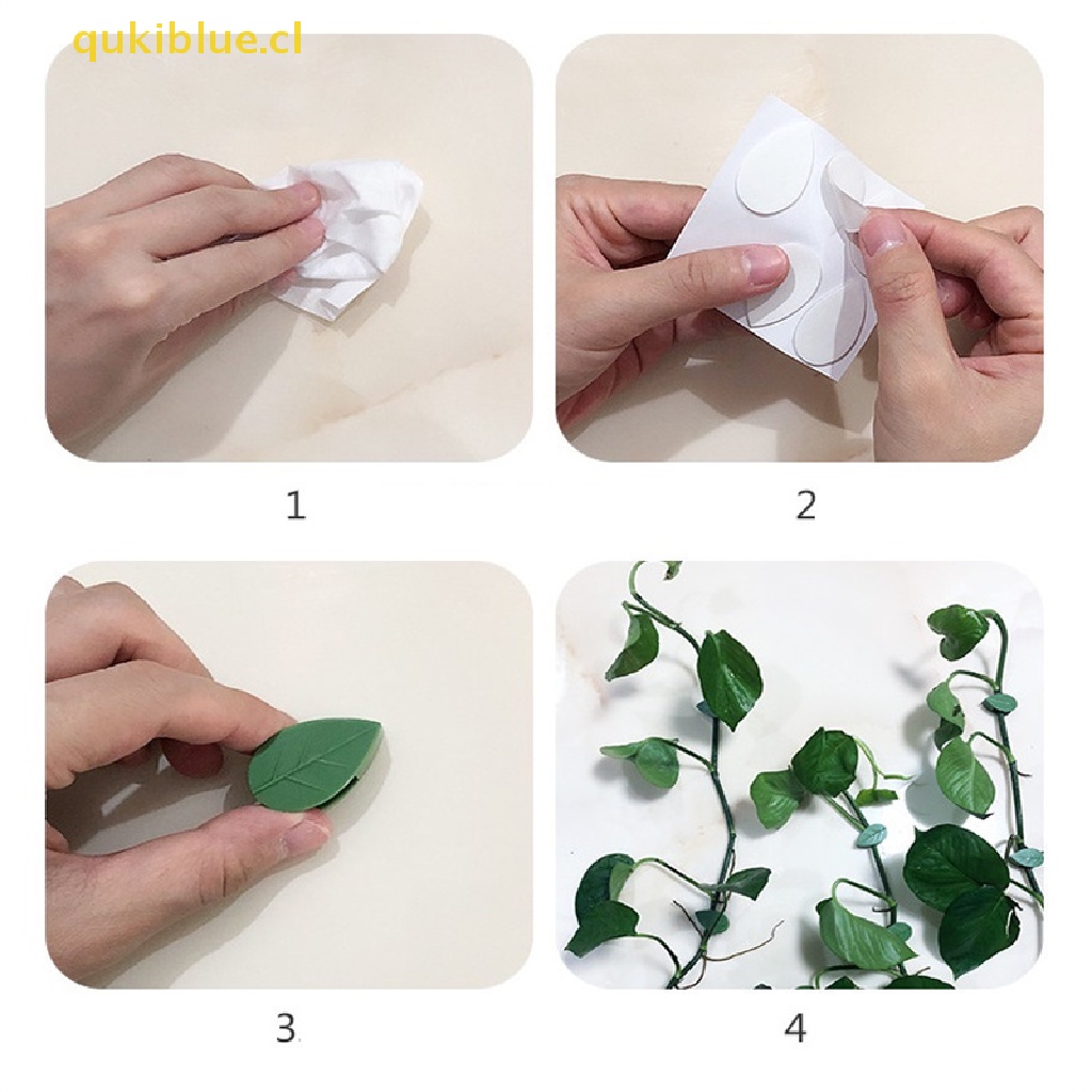 Qukiblue 10pcs Klip Perlengkapan Tanaman Plant Climbing Wall Self-Adhesive Fastener Tied Fixture cl