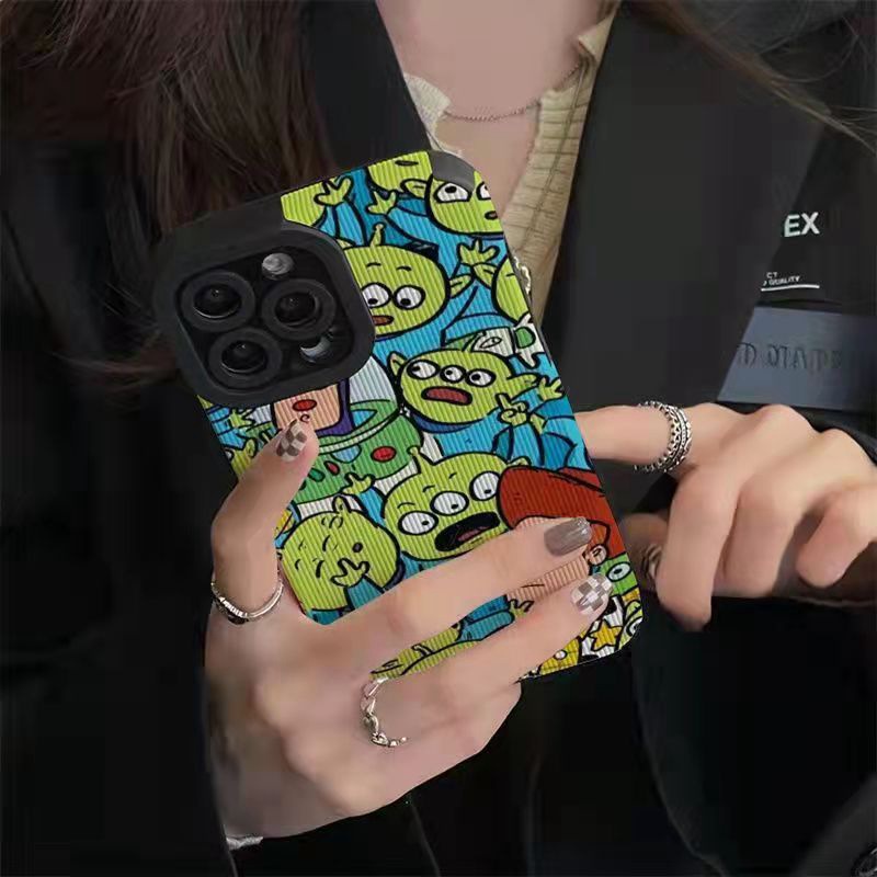 Cute Three-eyed Monster Soft Case HP VIVO V9 Y11 Y12i Y12 Y15 Y17 Y12S Y20 Y20i Y20S Y19 Y93 Y91C S1 V15 Pro Y50 Y30 Y30i V20 Z1 Pro Y52S Y31S V5 V5S V21 V23 5G Y83 FTD Stripe Casing