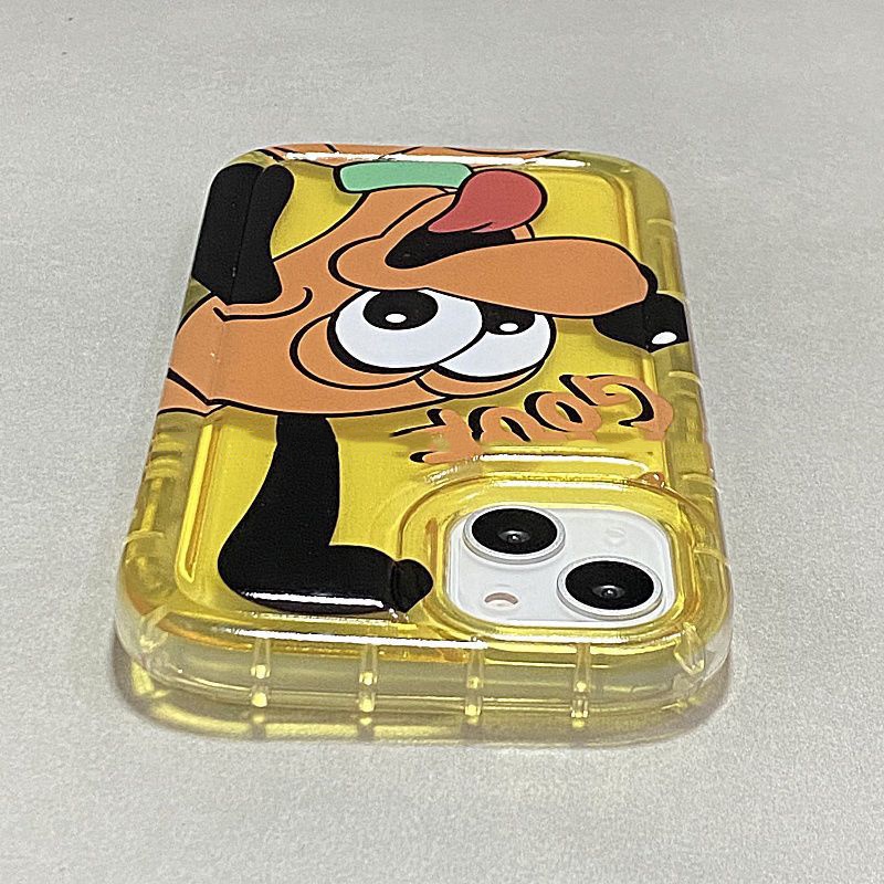 Casing Ponsel Lembut Anjing Lucu Kompatibel Untuk IPhone Casing14 13 11 12 Pro XS Max X XR 7 +8 Plus Transparan TPU Silikon Shockproof Cover